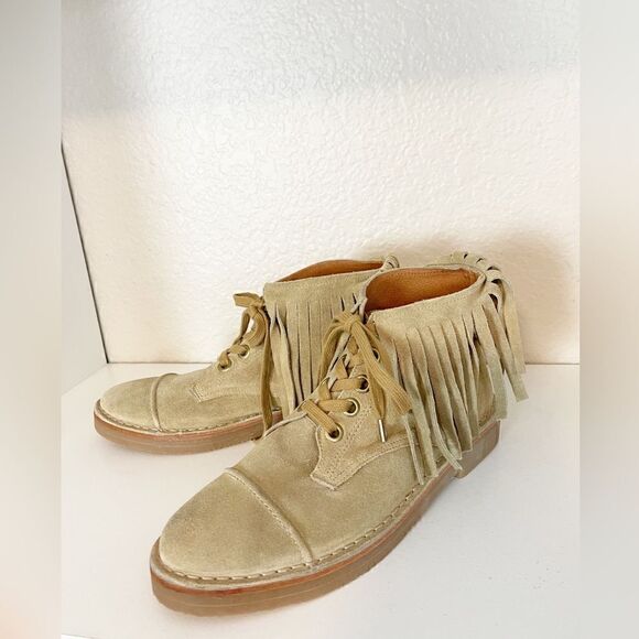 Madewell x Daryl K suede fringe boots. 8.5 - Picture 3 of 8